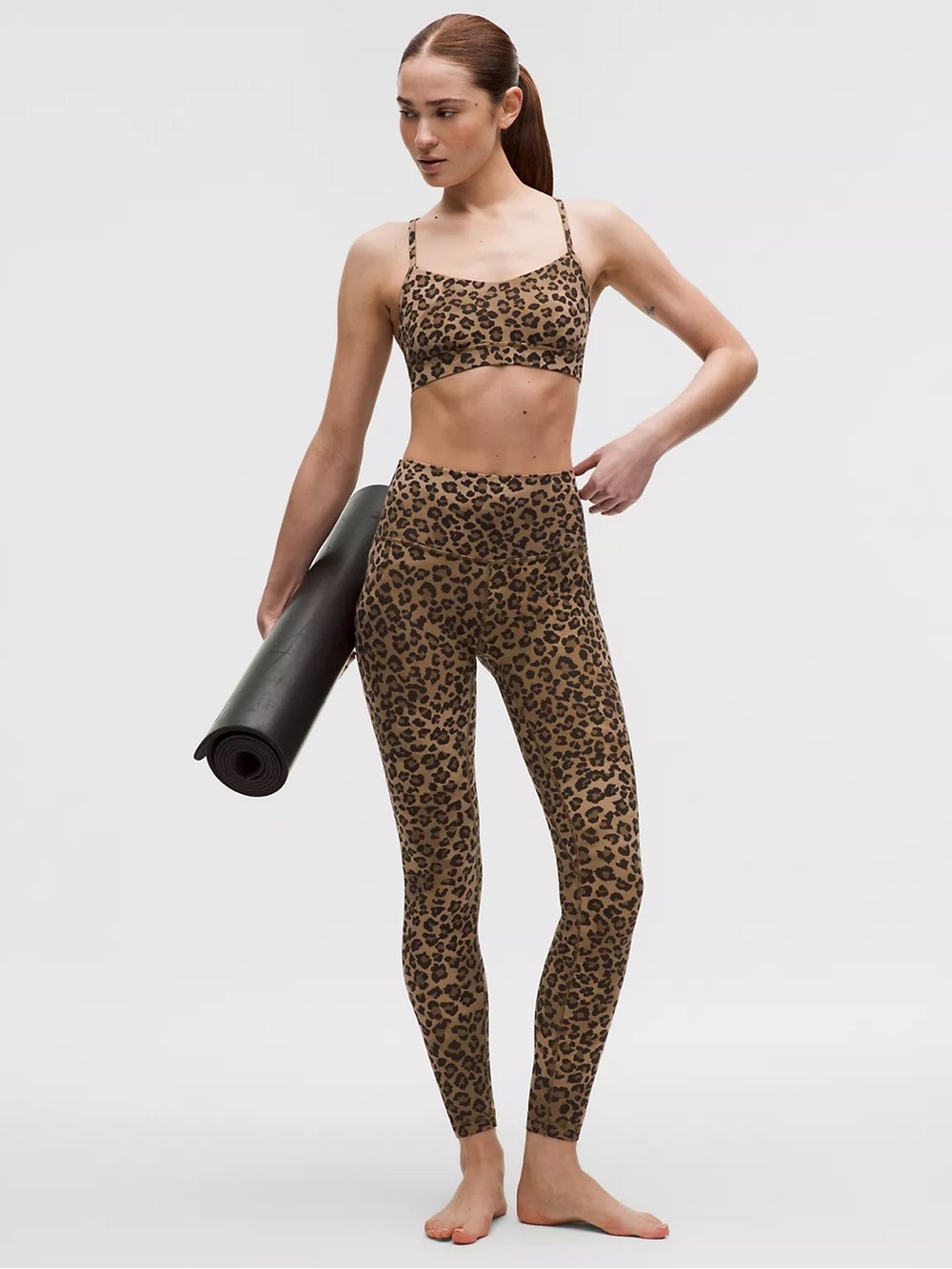 lululemon Align No Line™ High-Rise Pant 25" True Leopard size 6 NWOT